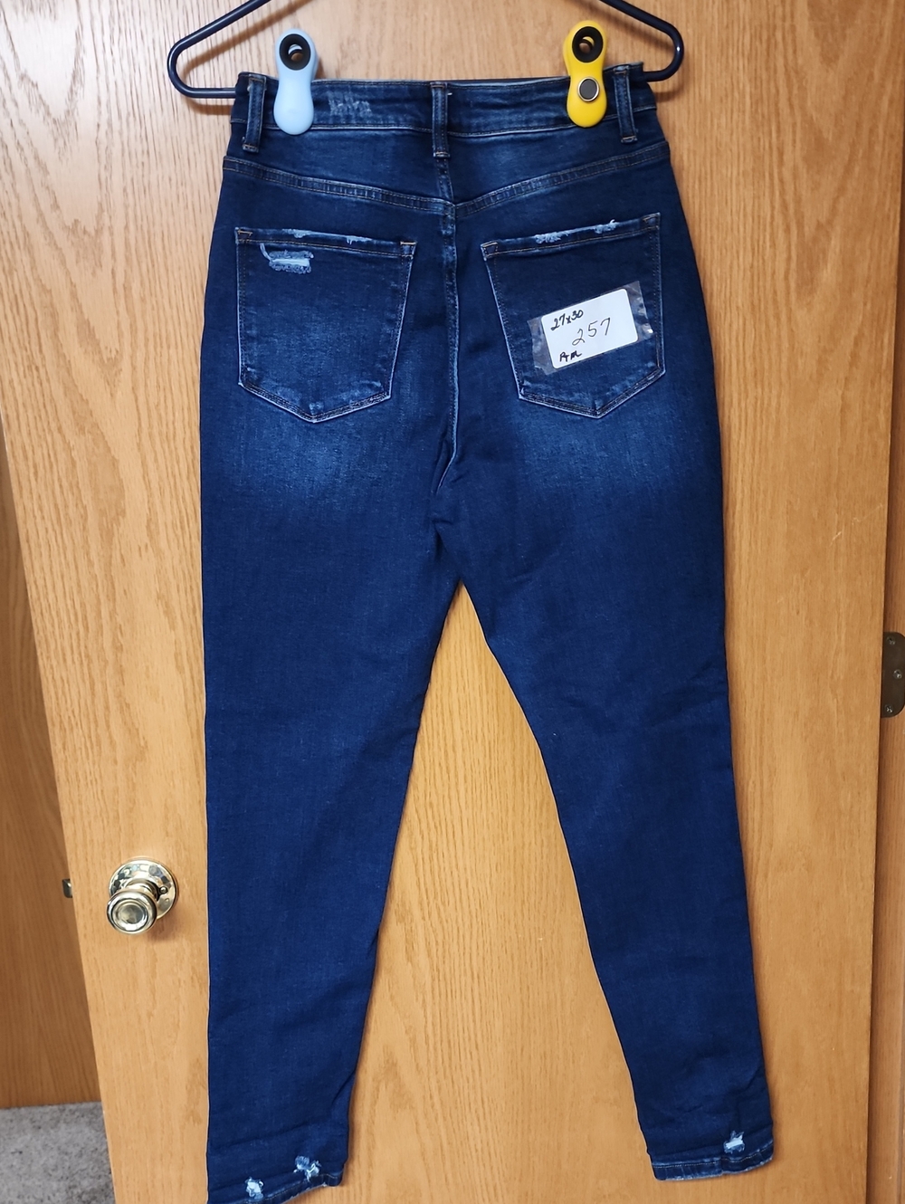 Vervet Women’s Dark Blue Stretch Skinny Jeans 27x30 number 257